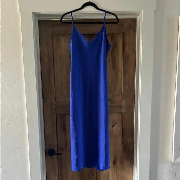 Aritzia Wilfred Blue Slip Dress 💚 - Picture 2 of 10